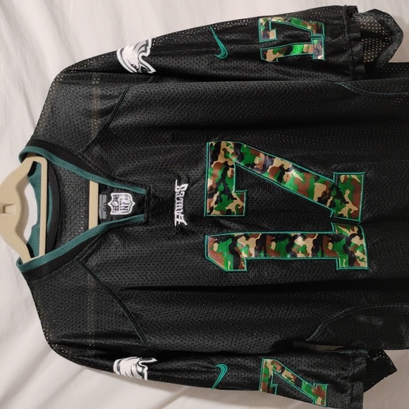 RARE! Nike Philadelphia Eagles #17 Nelson Agholor Black/Camo Jersey Unisex - Picture 2 of 14